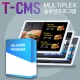 [T-CMS]광고용 DID 모니터 전용 멀티플렉스 솔루션 프로그램