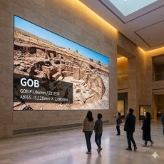 실내형 GOB P1.86mm ,5,120mm×2,880mm ,231인치 대형스크린